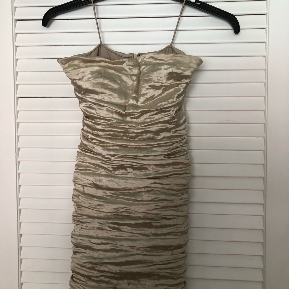 Nicole Miller gold gown
